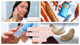 SUNCARE FAVOURITES + HOW TO HELP HAYFEVER EYES | Beauty's Big Sister