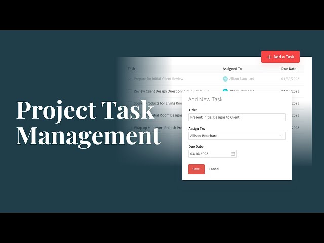 Project Task Management