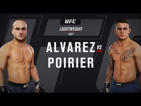 ALVAREZ VS POIRIER 2 FULL FIGHT SIMULATION - EA Sports UFC 3