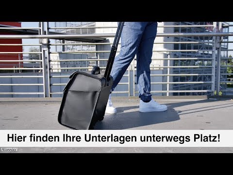 Artikelvideo 1 für Alassio Pilotenkoffer MONDO Lederimitat schwarz 46,0 x 22,0 x 38,0 cm, Artikelnummer 143321