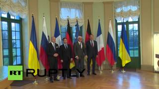 preview picture of video 'Germany: FMs gather for 'Normandy format' Ukraine crisis talks in Berlin'