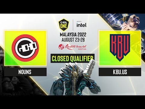 Dota2 - nouns vs KBU.US - Game 2 - ESL One Malaysia 2022 NA: Closed Qualifier