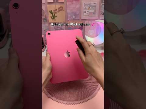 Refresh my iPad with me 💕 aesthetic iPad accessories | paperlike | iPad 11th gen