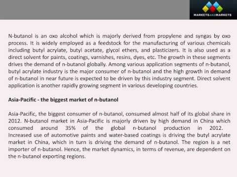 Butyl Acrylate Market Forecast (2012-2018)
