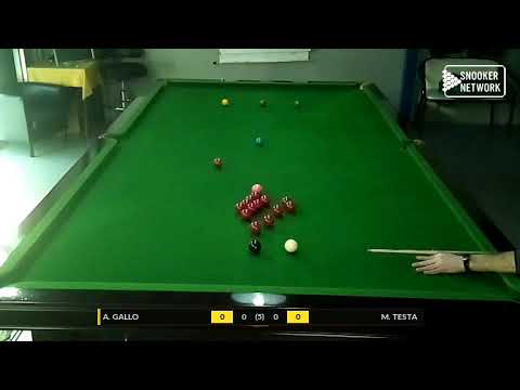 SAVONA BILLIARDS CLUB - REG. FIBIS LIGURIA CAT. B 2020/21 - A. GALLO vs M. TESTA