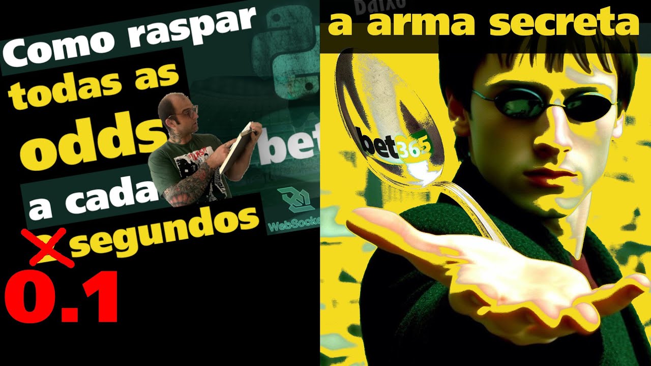 Raspagem de todas as odds em 0.1 segundos #python #bet365 #webscraping