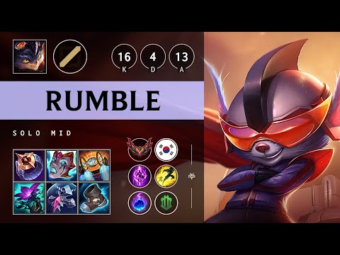 Rumble Mid vs Viktor: Legendary - KR Grandmaster Patch 14.24