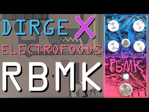 Harsh Tones || Dirge X Electrofoods RBMK || Boost Overdrive Distortion || Guitar Pedal Demo