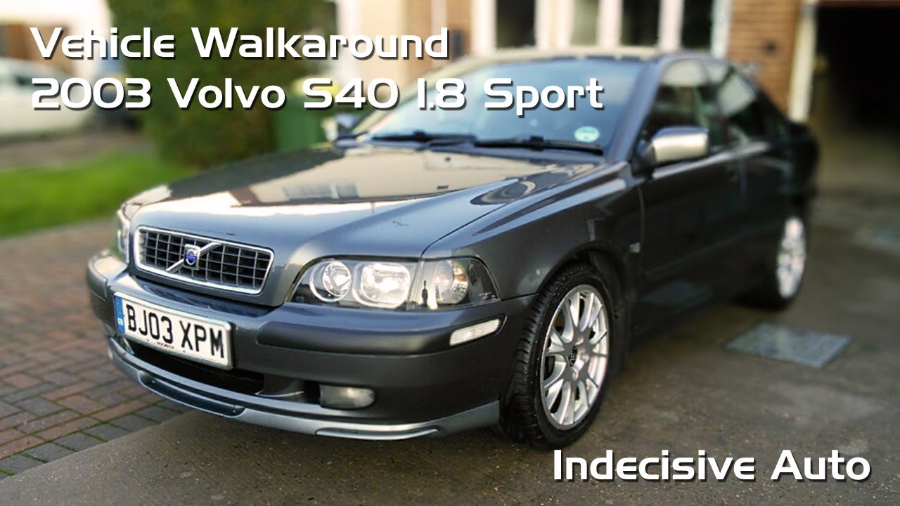 Vehicle Walkaround 2003 Volvo S40 1.8 Sport