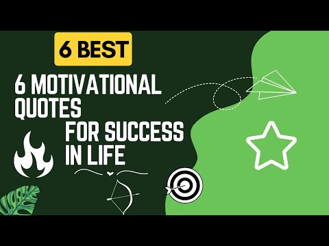 6 Best motivational Quotes for success In Life | #motivationalvideo video | #success