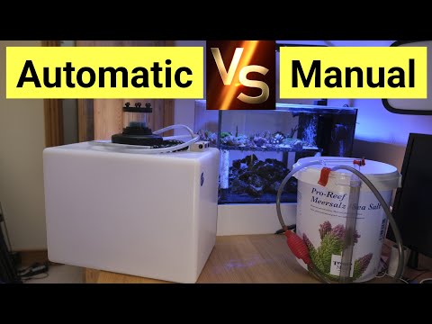 How I Do Water Changes On My Reef Tanks (Manual & Automatic)