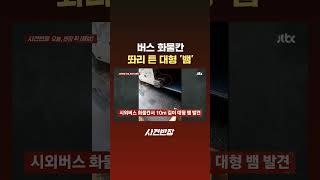 버스 화물칸, 똬리 튼 대형 '뱀' #JTBC #Shorts
