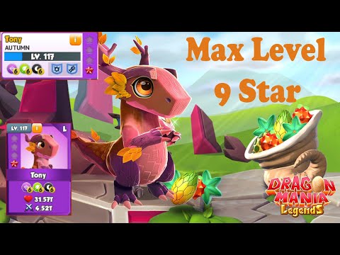 Autumn Dragon Max Level 9 Star - Dragon Mania Legends - Gameplay Part 1727 HD