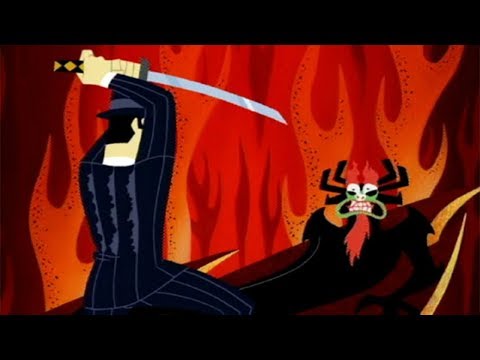 Samurai Jack vs Aku (Jack and the Gangsters)