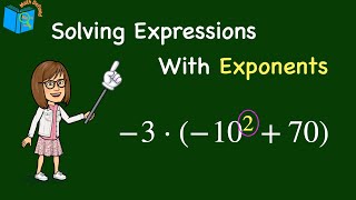Solving Expressions With Exponents | Powers | Math Defined with Mrs  C