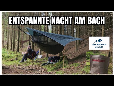 Übernachtung am Wald-Bach: Amazonas Traveller Camp Hängematte, Travel Lunch & spontaner Besuch 🤔