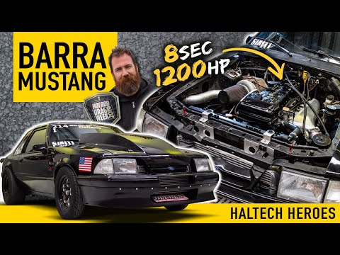 🏅 Benny's Barra-swapped, 1200hp, 8sec Mustang | HALTECH HEROES Video
