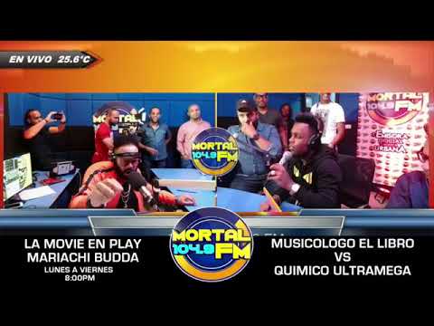 Tremendo lio entre musicologo the libro y quimico ultra mega en mortal 104.9