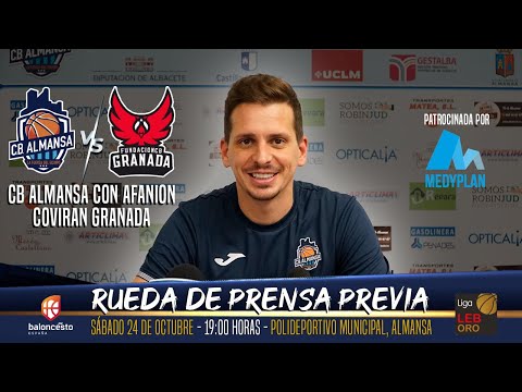 Previa Rubén Perelló - J2 - CB Almansa con AFANION vs Coviran Granada