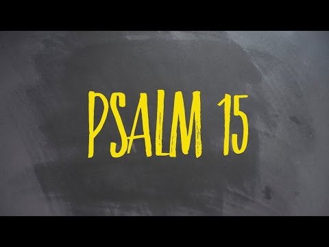 PLASTER MIODU. Psalm 15: Jedenaście przykazań