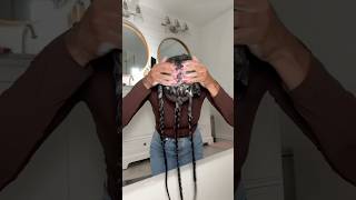 this wash turns straight hair curly they said!! 💦😱