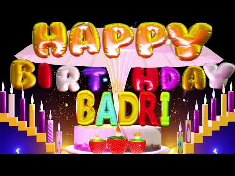 Badri Happy Birthday Song | Happy Birthday To You #badri #birthdaysong #birthdaymusic