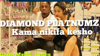 Diamond Platnumz_ Kama Nikifa Kesho(Official Lyrics Video)