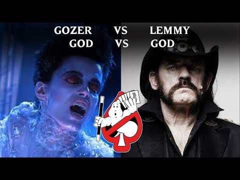 Ghostbusters Gozer vs Lemmy from Motorhead (God v God)