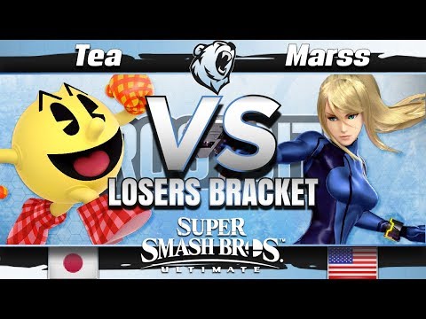 Tea (Pac-Man) vs. Marss (Zero Suit Samus) - Top 48 - Frostbite 2019