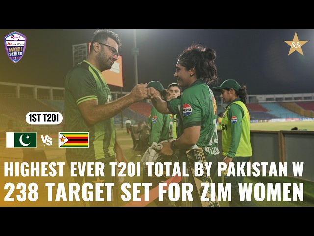 1st Innings Highlights | Pakistan Women vs Zimbabwe Women | Match 01 | T20I Series 2026 | M9H1K