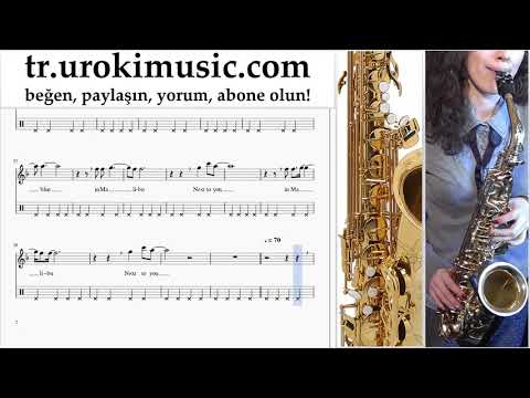 Saksafon dersleri (alto) Miley Cyrus - Malibu Notalar Eğitim Bölüm#2 um-i723