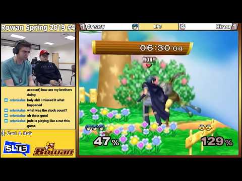 Rowan Spring 2019 #4: Greasy (Marth) Vs. Hirou (Sheik) - LF