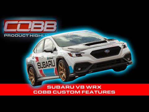 COBB Tuning - Product Highlight - VB WRX COBB Custom Features