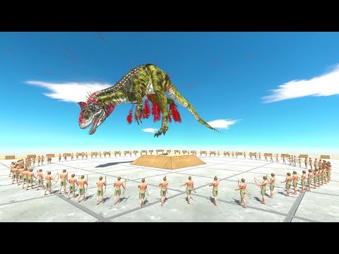 100 Archers vs Giants - Animal Revolt Battle Simulator