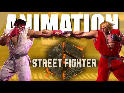 Ryu vs Ken - The Animation of Street Fighter 6