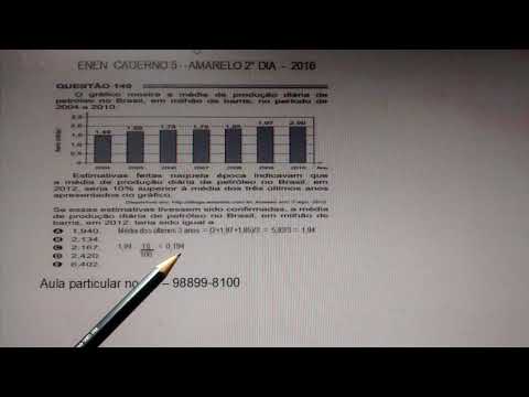 Questão 140 do ENEM  caderno 5 amarelo - 04/12/2016