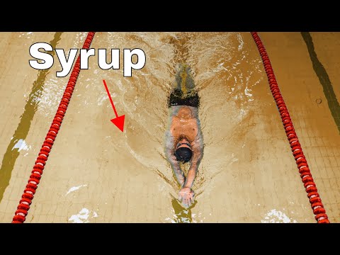 Can You Swim In Syrup As Fast As In Water?