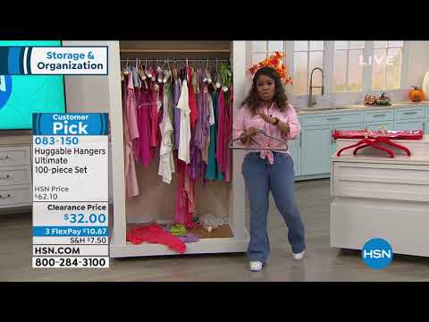 Huggable Hangers Ultimate 100piece Set  Chrome