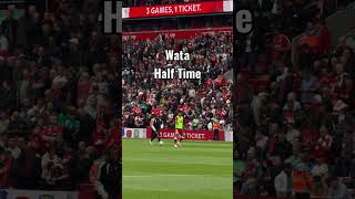 Wata at half time #LiverpoolFC #LFC #Anfield #アンフィールド #リバプールFC #リバプール暮らし #遠藤航