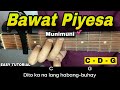 Bawat Piyesa - Munimuni (EASY GUITAR TUTORIAL)