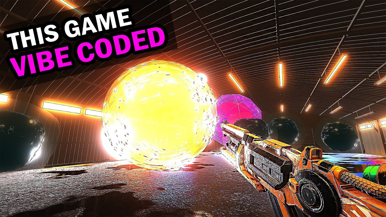 I Vibe-Coded 3D FPS Game from Scratch in 1 Hour (No Unity!)
