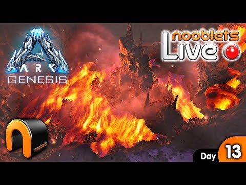 ARK GENESIS Stealing & Hatching Magmasaur Eggs DAY 13 LIVE