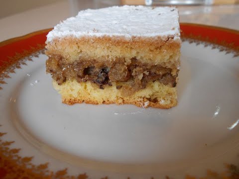 ORASI, suvo grožđe, još par sastojaka za najukusniji STARINSKI KOLAČ naših baka. Walnut cake.