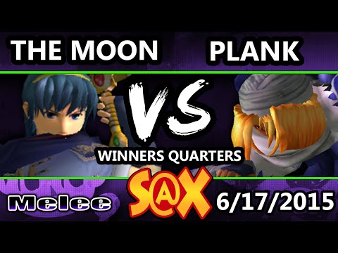 S@X 102 - CTRL | The Moon (Marth) Vs. Plank (Sheik) SSBM Winners Quarters - Smash Melee