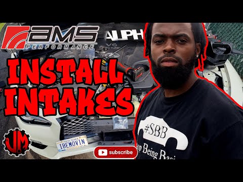 HOW to Install AMS INTAKES on Q50 3.0T | DIY
