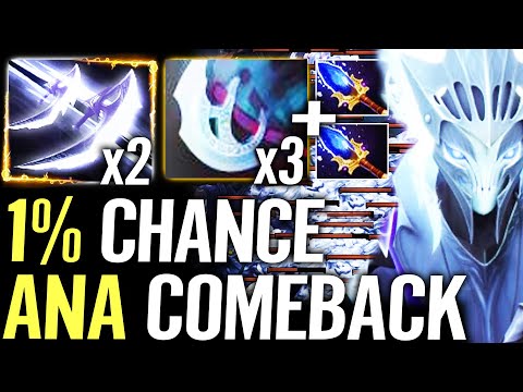 🔥 ANA Spectre 1% Chance 20K Gold WTF COMEBACK — Aghanim 2x Haunt LEGIT CARRY Dota 2 Pro