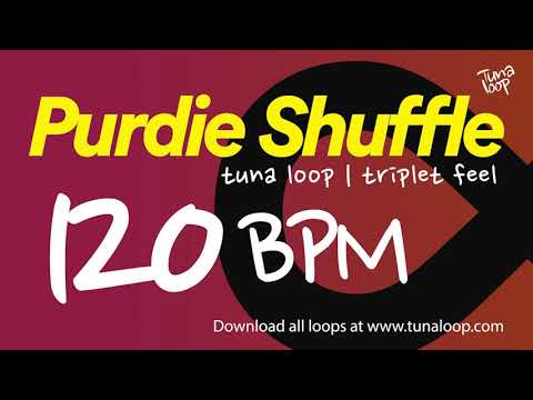 Purdie Shuffle 120 BPM | Half Time Shuffle Backing Track | Triplet Feel