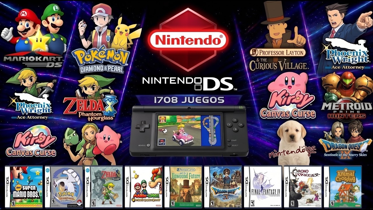 1708 Juegos de Nintendo DS