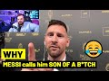 Messi funny reaction to interviewer after winning 8th Ballon Dor