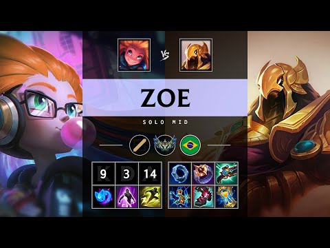 Zoe Mid vs Azir - BR Challenger Patch 25.19